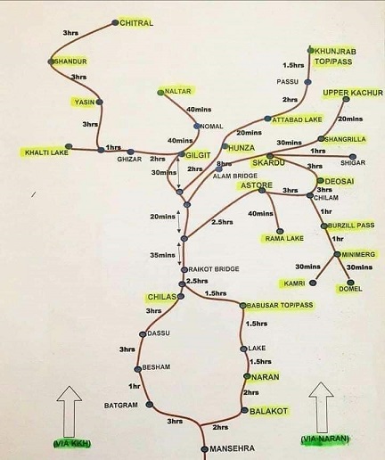 road-map-to-Gilgit_Baltistan-and-northern-Pakistan